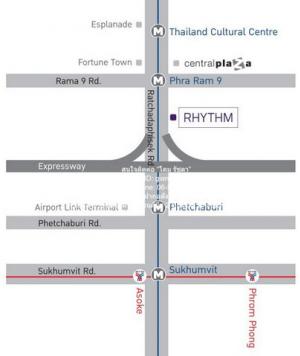 ให้เช่าคอนโด ริธึ่ม อโศก 2 (RHYTHM Asoke 2) MRT พระราม 9 ชั้น 20 28 ตร.ม. 1 น 1 น้ำ ราคา 18,000 บาท ภาพที่ 2