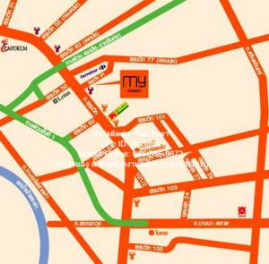 ให้เช่าคอนโด มาย คอนโด สุขุมวิท 81 (My Condo Sukhumvit 81) BTS อ่อนนุช (ชั้น 4, ห้องสตูดิโอ 25 ตร.ม.), ราคา 11,000 บาท/เดือน  ภาพที่ 2