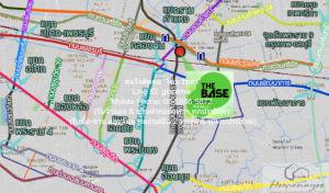 ให้เช่าคอนโด เดอะ เบส การ์เดน-พระราม 9 (THE BASE Garden-Rama 9) ARL รามคำแหง ชั้น 8 (ห้องมุม) 53 ตร.ม. 2 น 1 น้ำ ราคา 25,000 บาท/เดือน ภาพที่ 2