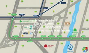ให้เช่าคอนโด เมโทร สกาย สาทร-วุฒากาศ (Metro Sky Sathorn-Wutthakat) ชั้น 17, 22 ตร.ม. 1 น 1 น้ำ), ราคา 12,000 บาท/เดือน  ภาพที่ 2