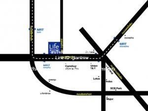 ให้เช่าคอนโดพร้อมอยู่ ไลฟ์ แอท ลาดร้าว 18 (Life @ Ladprao 18) ชั้น 27, ห้องสตูดิโอ ขนาด 35 ตร.ม. 1 จอดรถ, ราคา 13,000 บาท/เดือน ภาพที่ 2