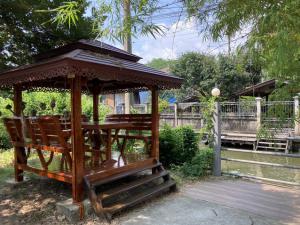 ให้เช่าบ้านเดี่ยวย่านพุทธมณฑล สาย 2  เนื้อที่ 130 ตร. ว.  หลังมุม หมู่บ้านทิพย์มณฑล พุทธมณฑล สาย 2  วิวริมคลอง  ภาพที่ 2