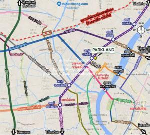 ให้เช่าคอนโด เดอะ พาร์คแลนด์ จรัญ-ปิ่นเกล้า (The Parkland Charan-PinKlao) ติด MRT บางยี่ขัน ตึก C ชั้น 10 24 ตร.ม. (สตูดิโอ) ภาพที่ 2