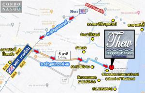 ให้เช่าคอนโด ทิว ริเวอร์ เพลส จรัญ 46 (Thew River Place Charan 46) MRT บางยี่ขัน (ชั้น 20, 100.19 ตร.ม. 2 น 2 น้ำ), ราคา 28,000 บาท/เดือน  ภาพที่ 2