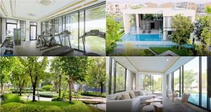 เปิดซิง!บ้านกลางเมือง ให้เช่าทาวน์โฮมหรู 3ชั้น แอร์3  พระราม 9 (Motorway) 3นอน 3น้ำ 18ตรว. 160ตรม. ภาพที่ 6