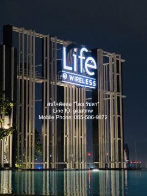 ให้เช่าคอนโดใหม่หรูพร้อมอยู่ ไลฟ์ วัน ไวร์เลส (Life One Wireless) ชั้น 15 (29 ตร.ม.) 1 น. 1 น้ำ 1 จอดรถ, ราคา 22,000 บาท/เดือน