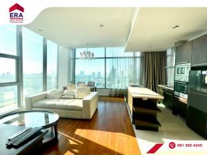 เช่า Condo rent คอนโด Oriental residence panorama view ห้องมุมตกแต่งพร้อมอยู่ชั้นสูง