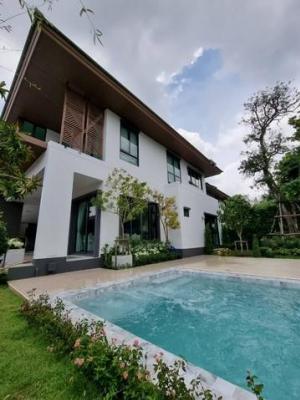 ให้เช่าบ้านเดี่ยว2ชั้นพร้อมสระว่ายน้ำ fully furnished ย่านพัฒนาการ อ่อนนุช 