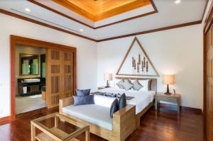 PR057 For Rent : Nai Harn, Luxury Tree Pool Villa, 3 Bedrooms 3 Bathrooms, Garden view. ภาพที่ 4