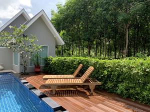 PR052 For Rent : Thalang, Luxury Private Pool Villa, 6 Bedrooms 6 Bathrooms, Garden view. ภาพที่ 7