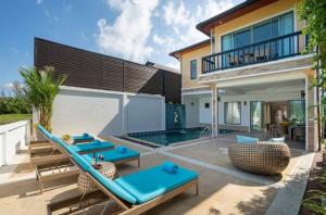 PR046 For Rent : Bangtao Private Pool Villa, 3 bedrooms 4 Bathrooms, Pool view.