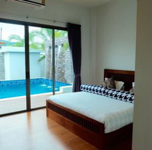 PR025 For Rent : Brand new private pool villa 2 bed room located in Rawai ภาพที่ 3