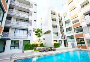 2นอน Vento Condo เกษตร-นวมินทร์ ซ.สุคนธสวัสดิ์  ชั้น3 ตึกA  เฟอร์ เครื่องใช้ไฟฟ้าครบ 1 น้ำ 43 ตร.ม. เป็นส่วนตัว