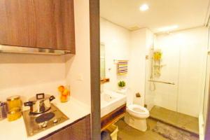2นอน Vento Condo เกษตร-นวมินทร์ ซ.สุคนธสวัสดิ์  ชั้น3 ตึกA  เฟอร์ เครื่องใช้ไฟฟ้าครบ 1 น้ำ 43 ตร.ม. เป็นส่วนตัว ภาพที่ 3