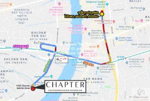 ให้เช่าคอนโด แชปเตอร์ เจริญนคร-ริเวอร์ไซด์ (Chapter Charoennakhorn-Riverside) ตึก A ชั้น 42 78.8 ตร.ม. 2 น 2 น้ำ ราคา 70,000 บาท/เดือน ภาพที่ 2