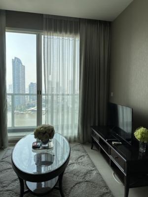 ให้เช่า คอนโด แม่น้ำเรสซิเดนท์ Menam Residences 1 นอน 1 น้ำ พื้นที่ 44 ตรม. วิวโค้งแม่น้ำเจ้าพระยา