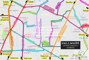 ให้เช่าคอนโดหรูพร้อมอยู่ ฮอลล์มาร์ค ลาดพร้าว-โชคชัย 4 (Hallmark Ladprao-Chokchai 4) เฟส 1 ตึก A ชั้น 7 40 ตร.ม. 1 น. 1 น้ำ 1 จอดรถ ภาพที่ 2