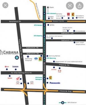 CBN218 ให้เช่าคอนโด ห้องสวย 6500 The Cabana BTS Samrong ตึกA ชั้น6 23ตร.ม. ของครบ พร้อมอยู่ ภาพที่ 7