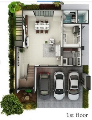 N614 ให้เช่าโฮมออฟฟิศ 4 ชั้น  เดอะเบสท์กิ่งแก้ว 19 สุวรรณภูมิ พื้นที่ 440 ตรม  ภาพที่ 2