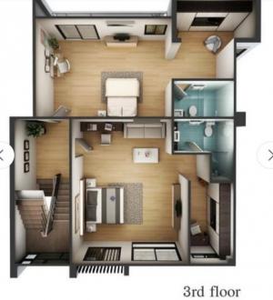 N614 ให้เช่าโฮมออฟฟิศ 4 ชั้น  เดอะเบสท์กิ่งแก้ว 19 สุวรรณภูมิ พื้นที่ 440 ตรม  ภาพที่ 4