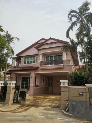 JC126 ให้เช่าบ้านเดี่ยวพร้อมเฟอร์นิเจอร์ 5 ห้องนอน 4 ห้องน้ำ หมู่บ้านนันทวันสุวรรณภูมิ ถนนกิ่งแก้ว