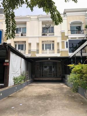 ให้เช่าทาวโฮม3 ชั้น เลียบคลองภาษีเจริญฝั่งเหนือ  ใกล้สถานีรถไฟฟ้า MRT สายสีน้ำเงิน ทวีวัฒนา ริมถนนหน้าโครงการหมู่บ้านปริญลักษณ์เพชรเกษม69