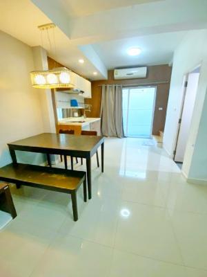 พร้อมเฟอร์ เครื่องใช้ไฟฟ้า ตลาดประชาอุทิศ 90 800ม.ให้เช่าทาวน์โฮม 2 ชั้น ติดถนน 2 นอน รร.สารสาสน์ประชาอุทิศ 500 ม. ภาพที่ 4