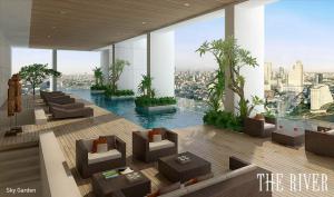 For Rent: Luxurious Duplex Condominium at The River Breathtaking River and City Views ภาพที่ 8