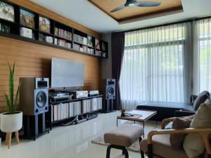 M75ให้เช่าบ้านเดี่ยว 2 ชั้น โครงการมัณฑนา เลค วัชรพล โซนทะเลสาบ ติดถนนสุขาภิบาล5 ใกล้ทางด่วน เข้า-ออกได้หลายทาง ภาพที่ 5
