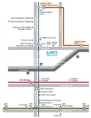 ให้เช่าคอนโด ไอดีโอ พระราม 9-อโศก (Ideo Rama 9-Asoke) ใกล้ MRT พระราม 9 ชั้น 15 71 ตร.ม. 2 น 2 น้ำ ราคา 47,000 บาท/เดือน ภาพที่ 2
