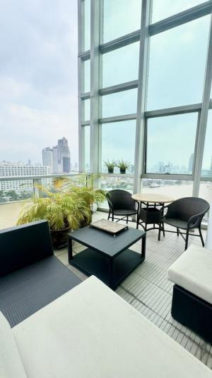P594 ให้เช่า คอนโด เดอะ ริเวอร์ เจริญนคร  THE RIVER  ห้อง Duplex river view วิวแม่น้ำเจ้าพระยา  ใกล้ icon siam ซ.เจริญนคร 13 ภาพที่ 3