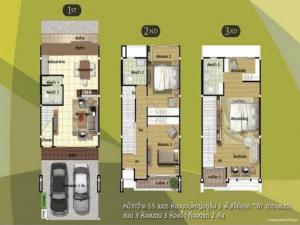P866 ให้เช่าทาวน์โฮม ภณาสิริ เรสซิเดนซ์ เกษตร-นวมินทร์ Panasiri Residences Kaset – Nawamin ซอยประเสริฐมนูกิจ29 (ซอยมัยลาภ)  ภาพที่ 8